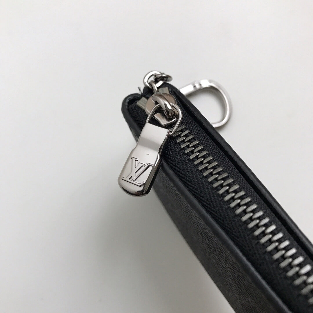 m62650 key pouch wallet 12cm man bag wallet monogram free shipping