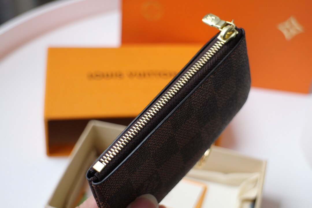 m62650 key pouch wallet damier brown free shipping