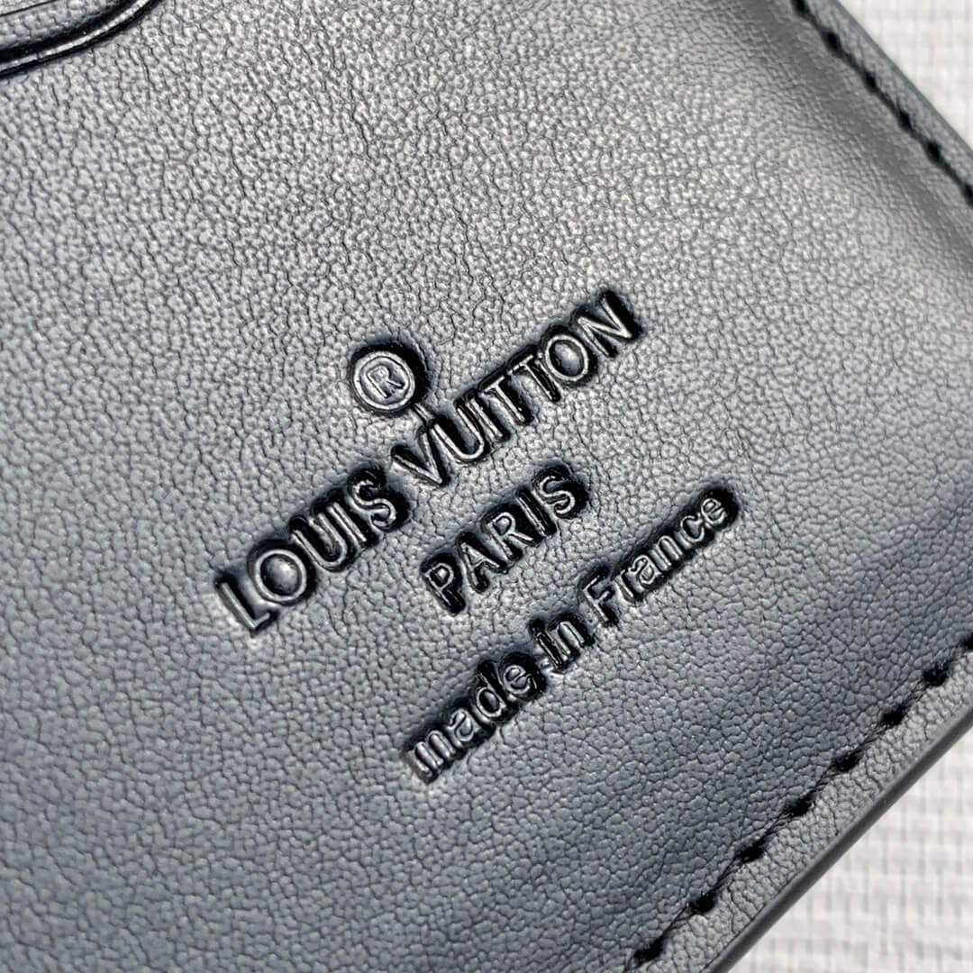 m69979 wallet black aerogram calfskin mens bag free shipping