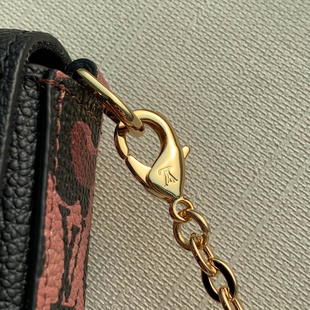 m80679 felicie pochette clutch bag shoulder bag cross body bags mini black