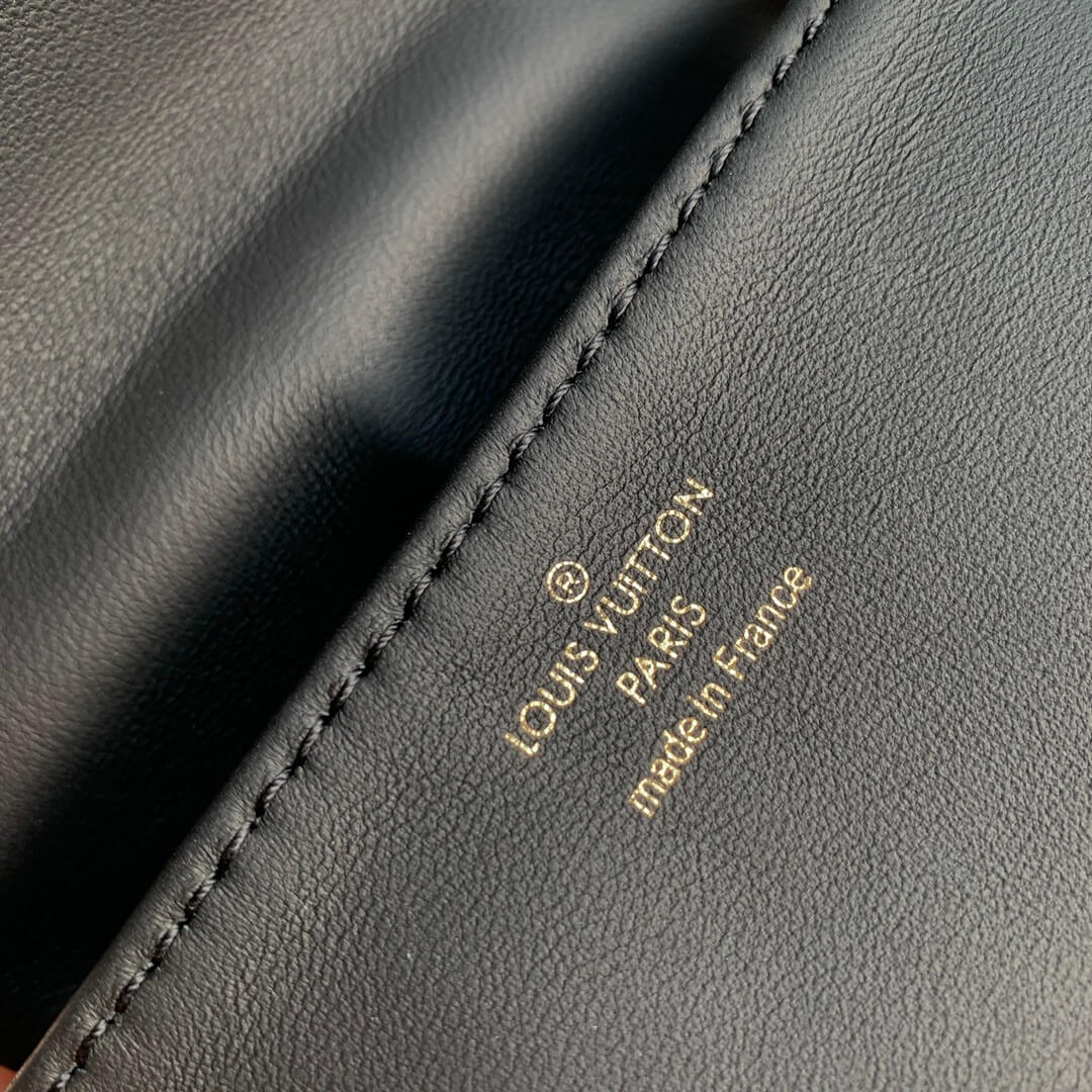 m81125 handbag shoulder bag cross body bags calfskin dirty black embossing micro metis