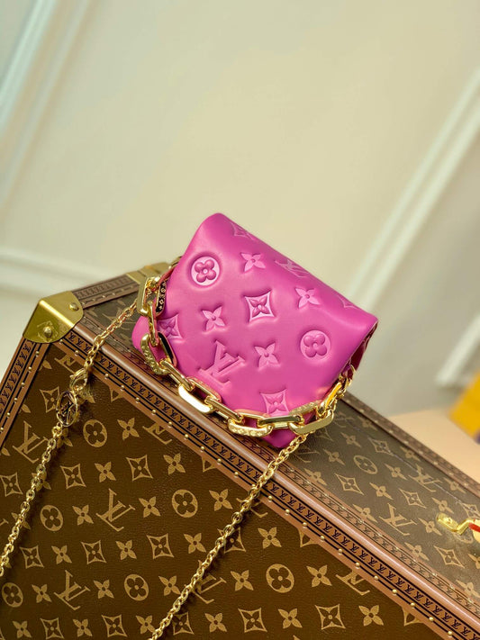 m81127 handbag shoulder bag cross body bags calfskin dirty purple embossing micro metis
