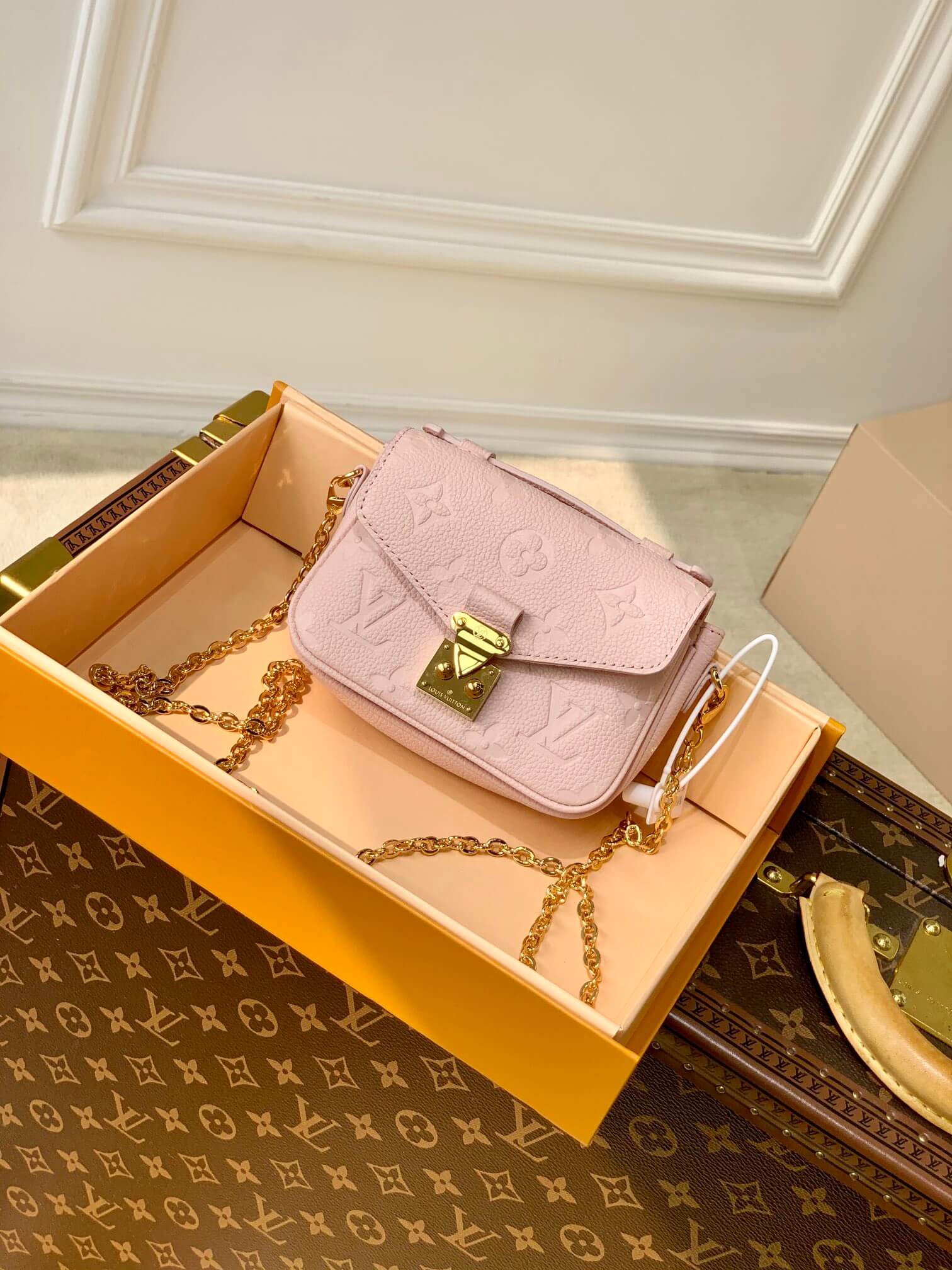 MICRO M¨¦TIS Chain Bag pink