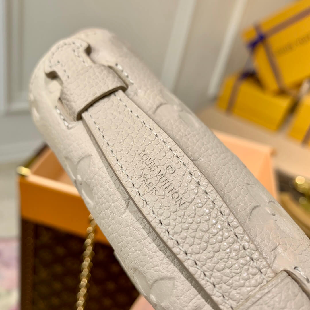 lv m81390 micro m tis gold chain bag grey monogram empreinte leather 81390