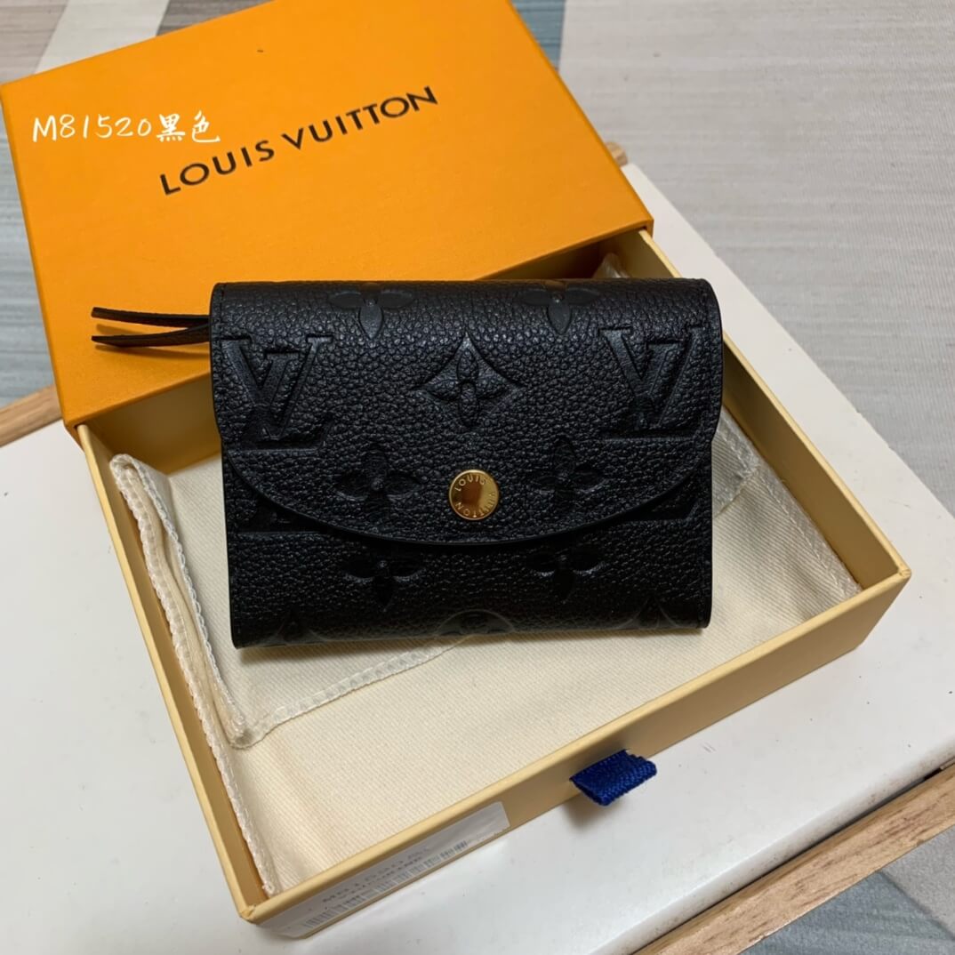m81455 zippy coin purse monogram empreinte wallet black womens purse