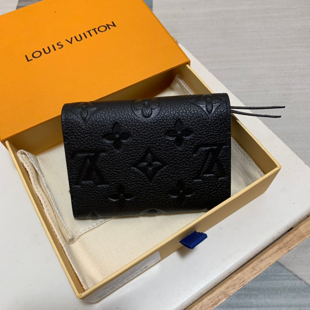 m81455 zippy coin purse monogram empreinte wallet black womens purse