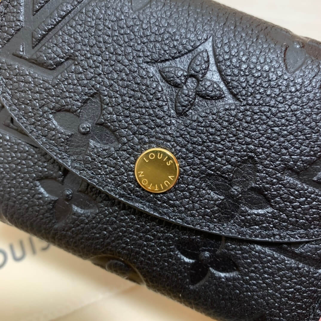 m81455 zippy coin purse monogram empreinte wallet black womens purse
