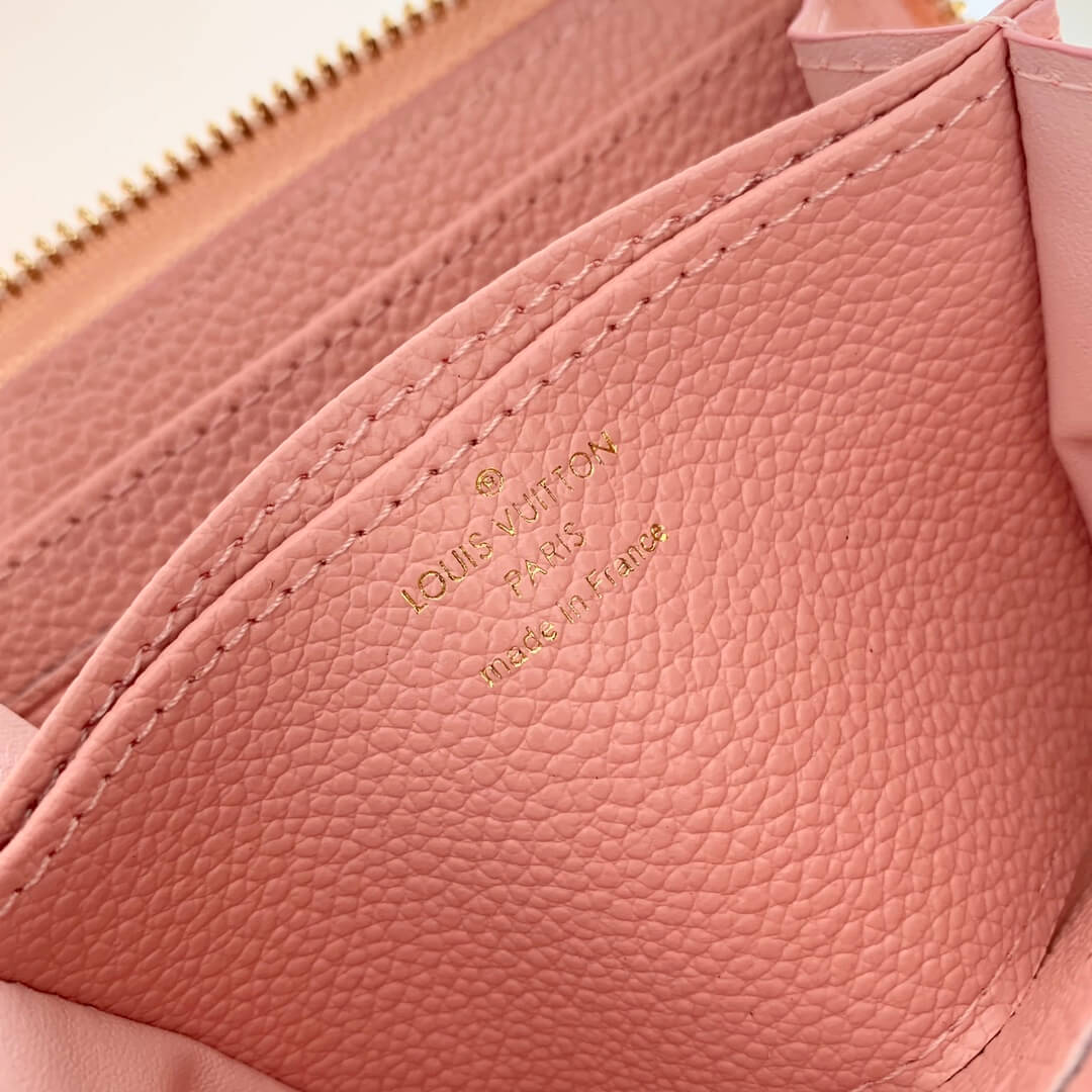 m81467 zippy coin purse monogram empreinte wallet pink womens purse