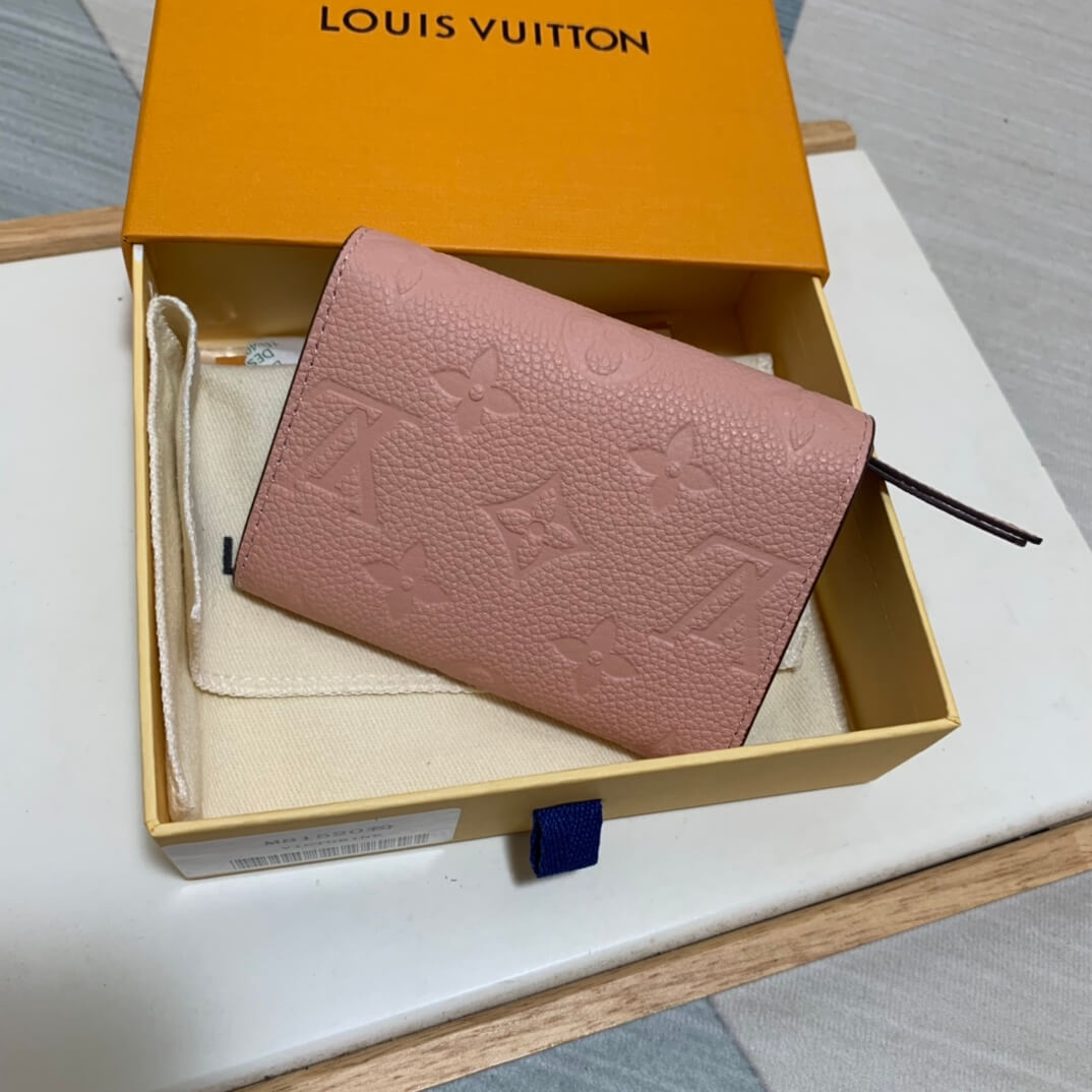 m81520 zippy coin purse monogram empreinte wallet pink womens purse