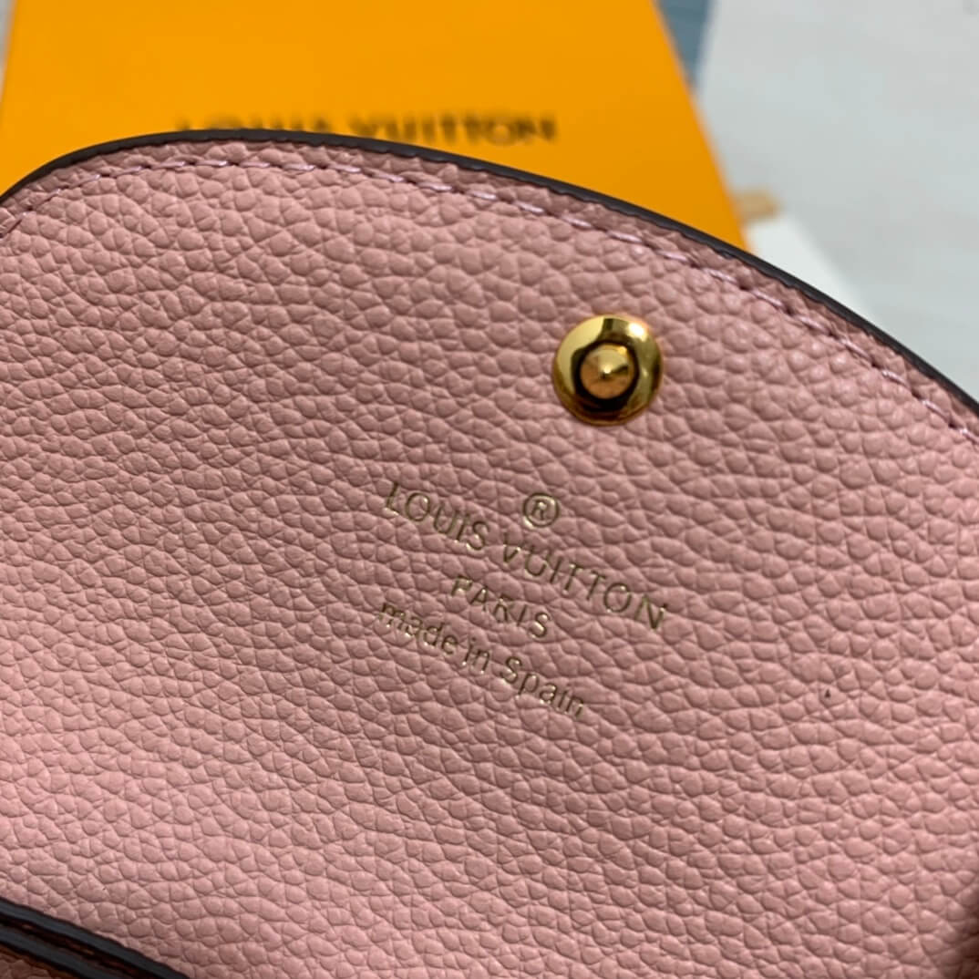 m81520 zippy coin purse monogram empreinte wallet pink womens purse