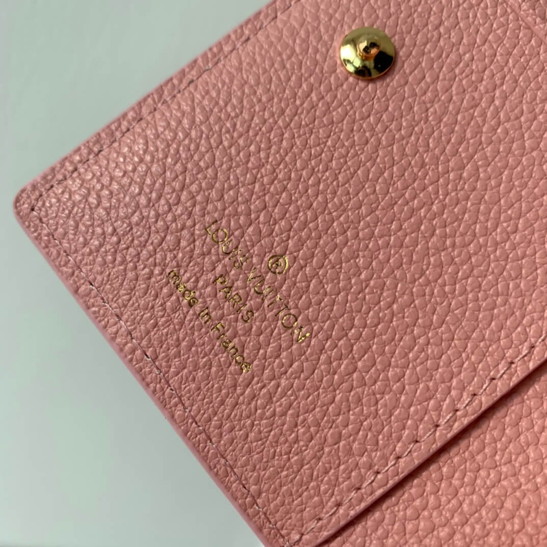 m81529 clea wallet monogram empreinte pink women purse 12cm