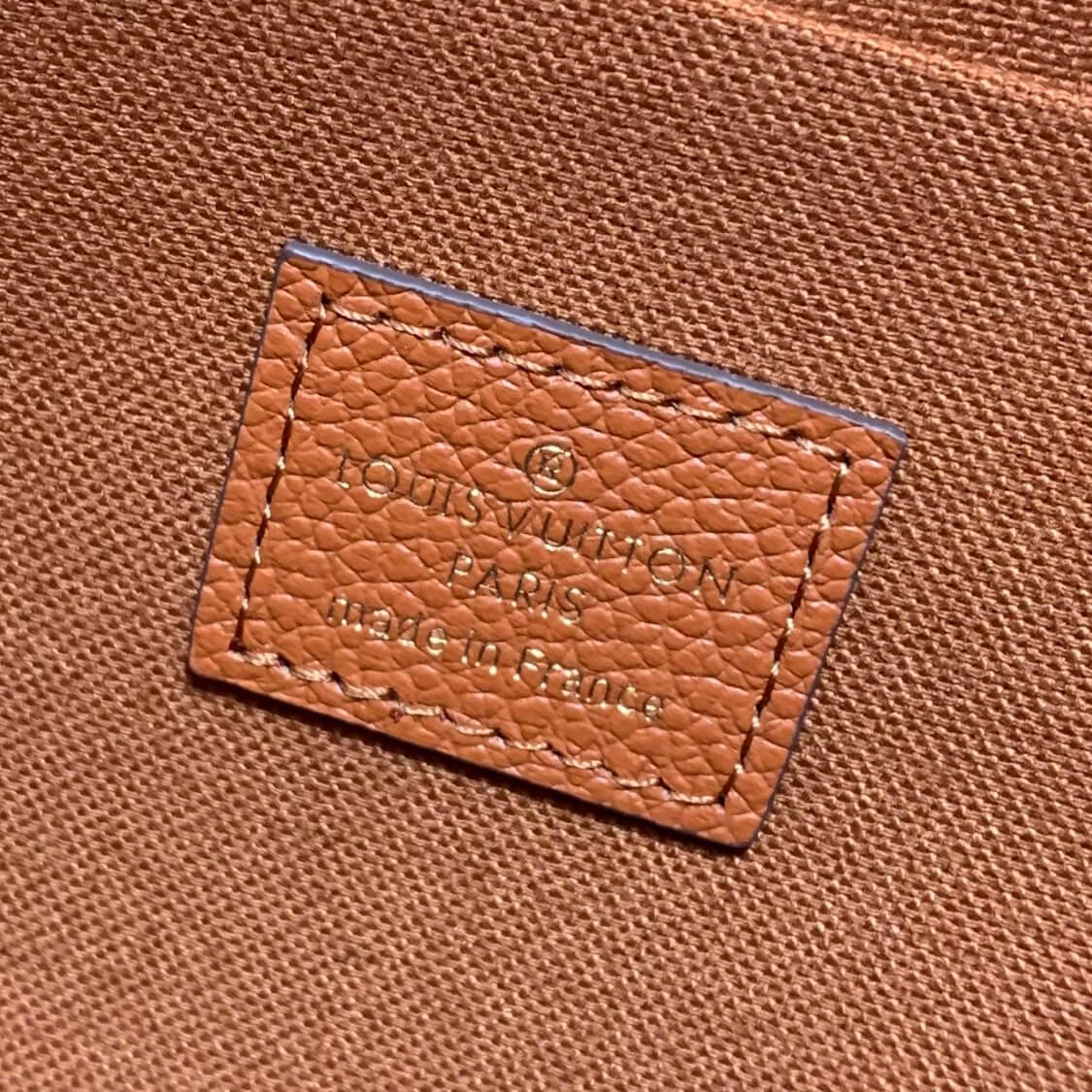 m81531 felicie pochette clutch bag shoulder bag monogram canvas brown