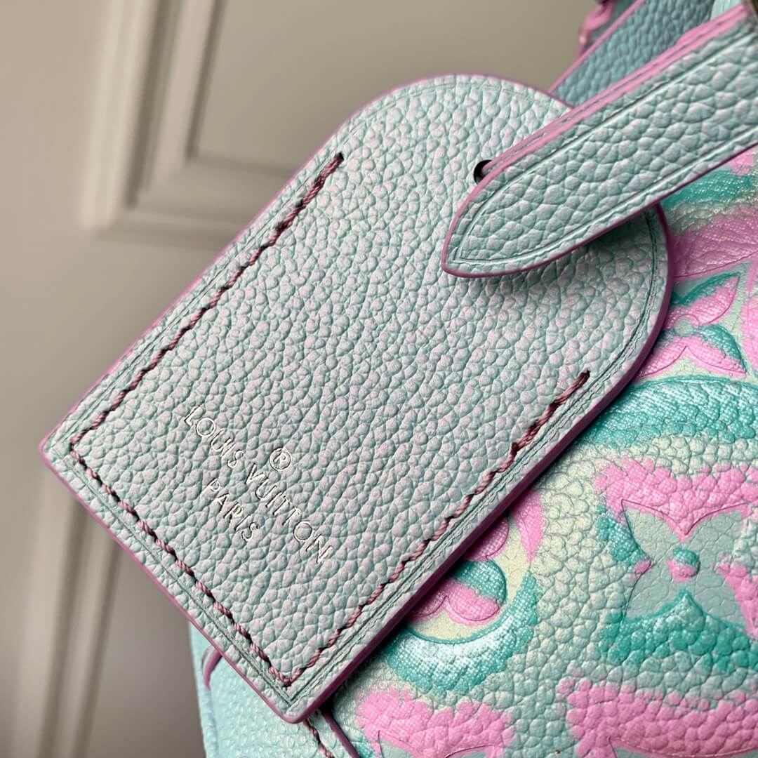 m81626 handbag shoulder bag cross body bags calfskin dirty blue embossing