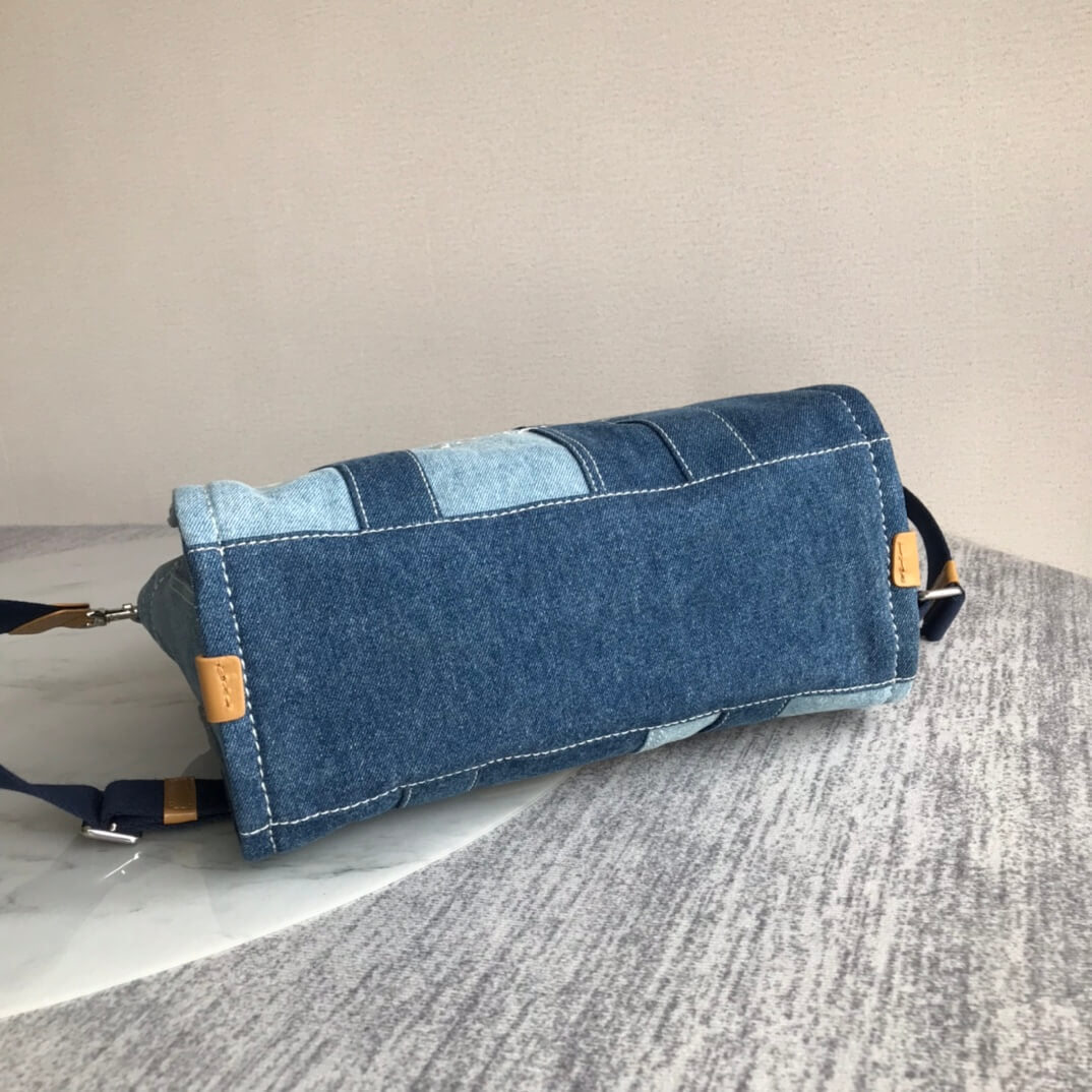 marc jaco the denim tote bag blue big size 34cm