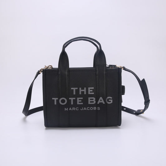 mj tote leather bags black