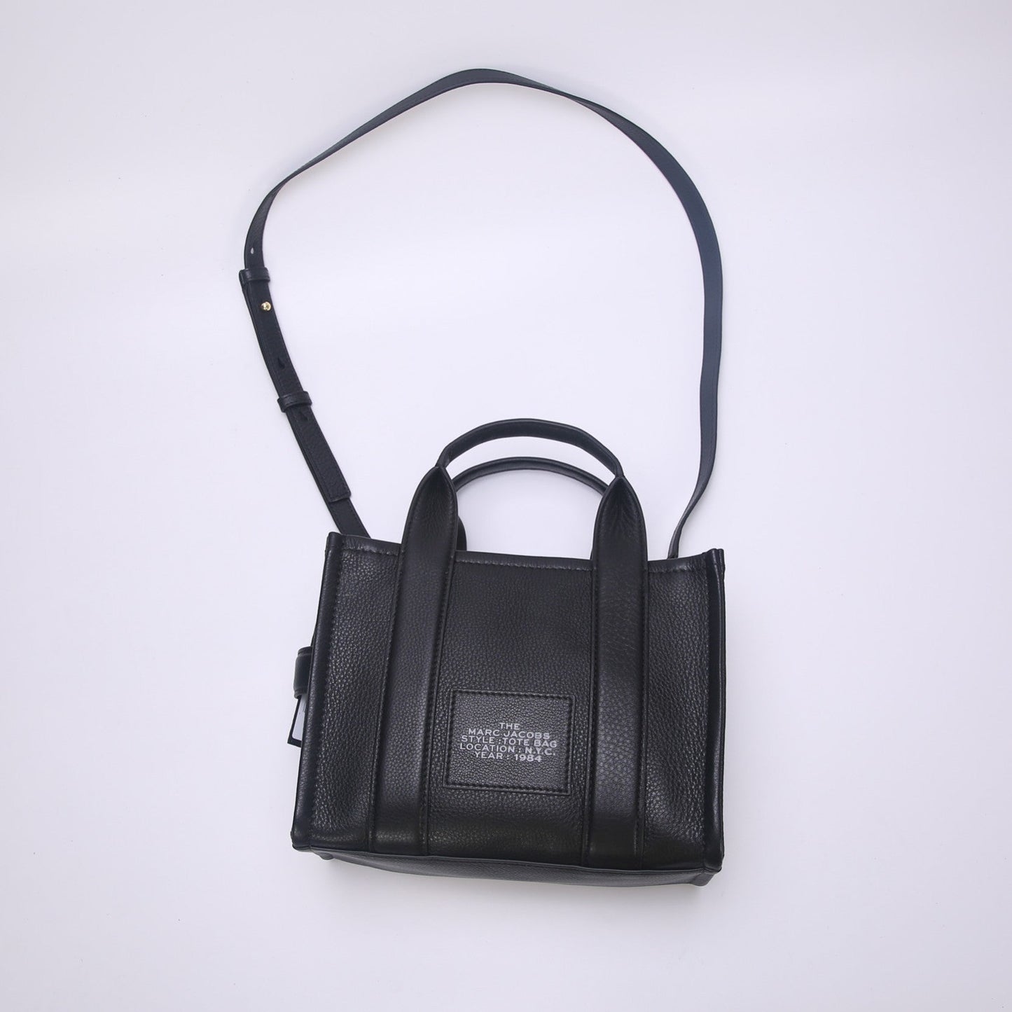 mj tote leather bags black