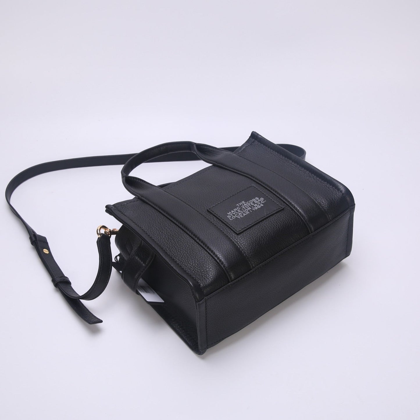 mj tote leather bags black