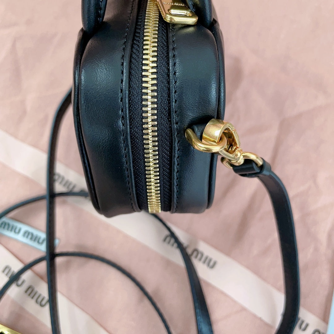 miumiu mini shoulder bag handbag 5nr020 black