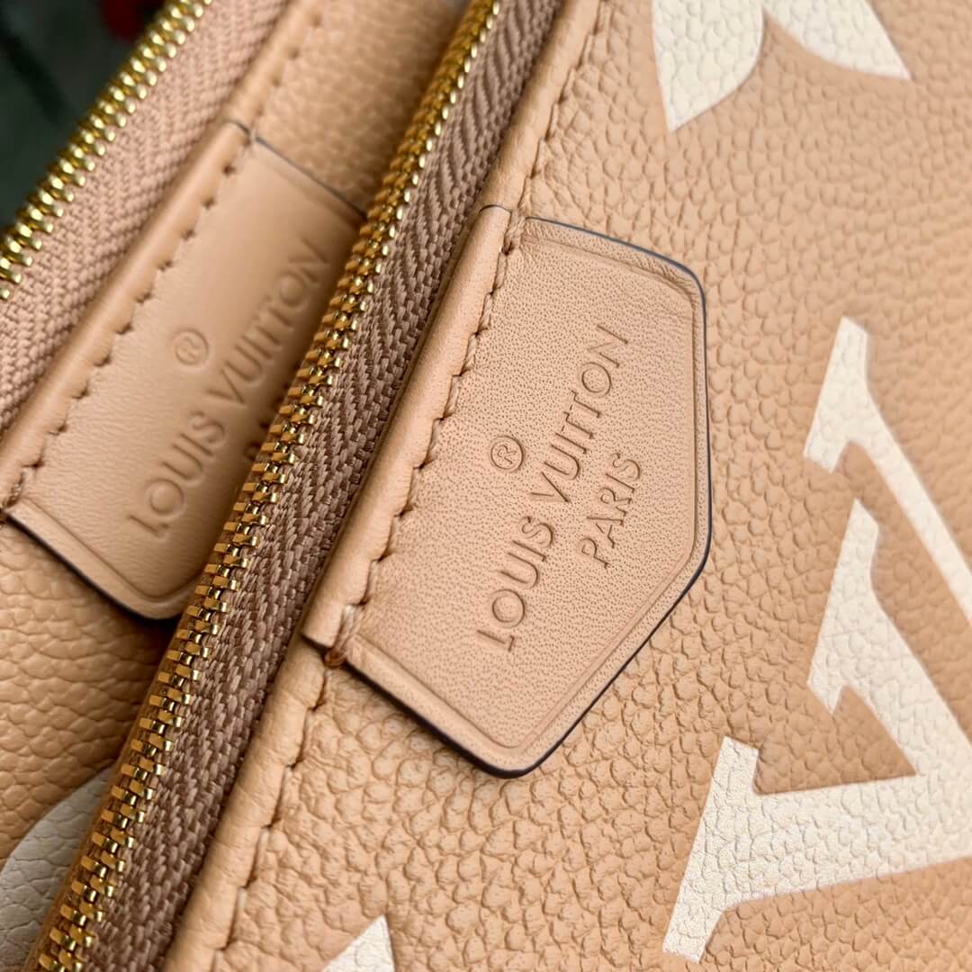 m80399 multi pochette accessoires monogram empreinte crossbody shoulder bag brown