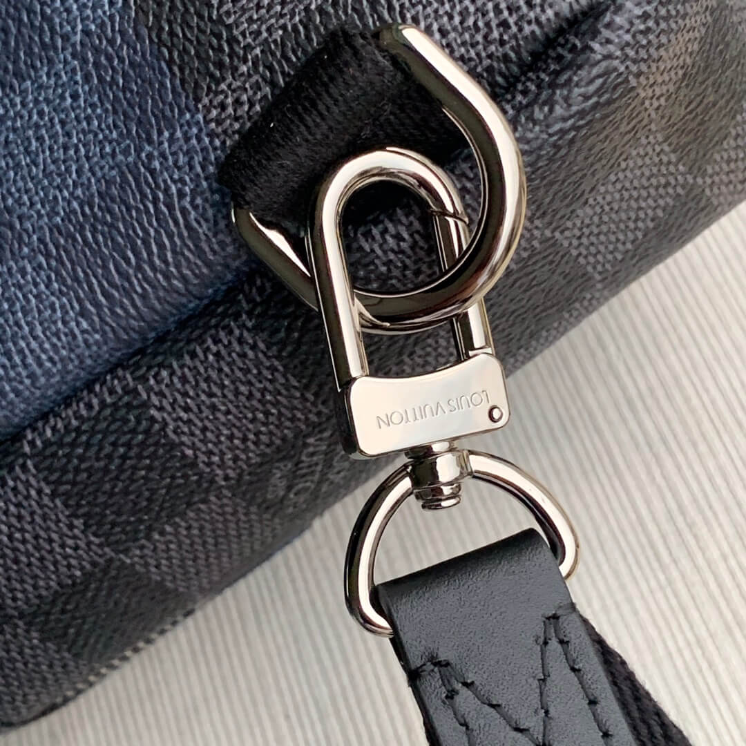 n40403 avenue damier graphite giant chest bag cross body bags blue calfskin mens bag