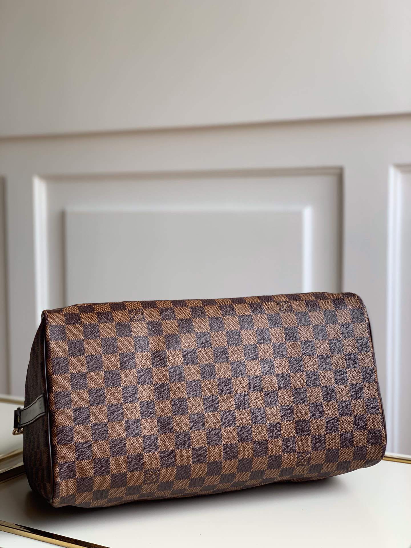 n41366 speedy 35cm brown damier ebene canvas cross body bags shoulder bag travel bag