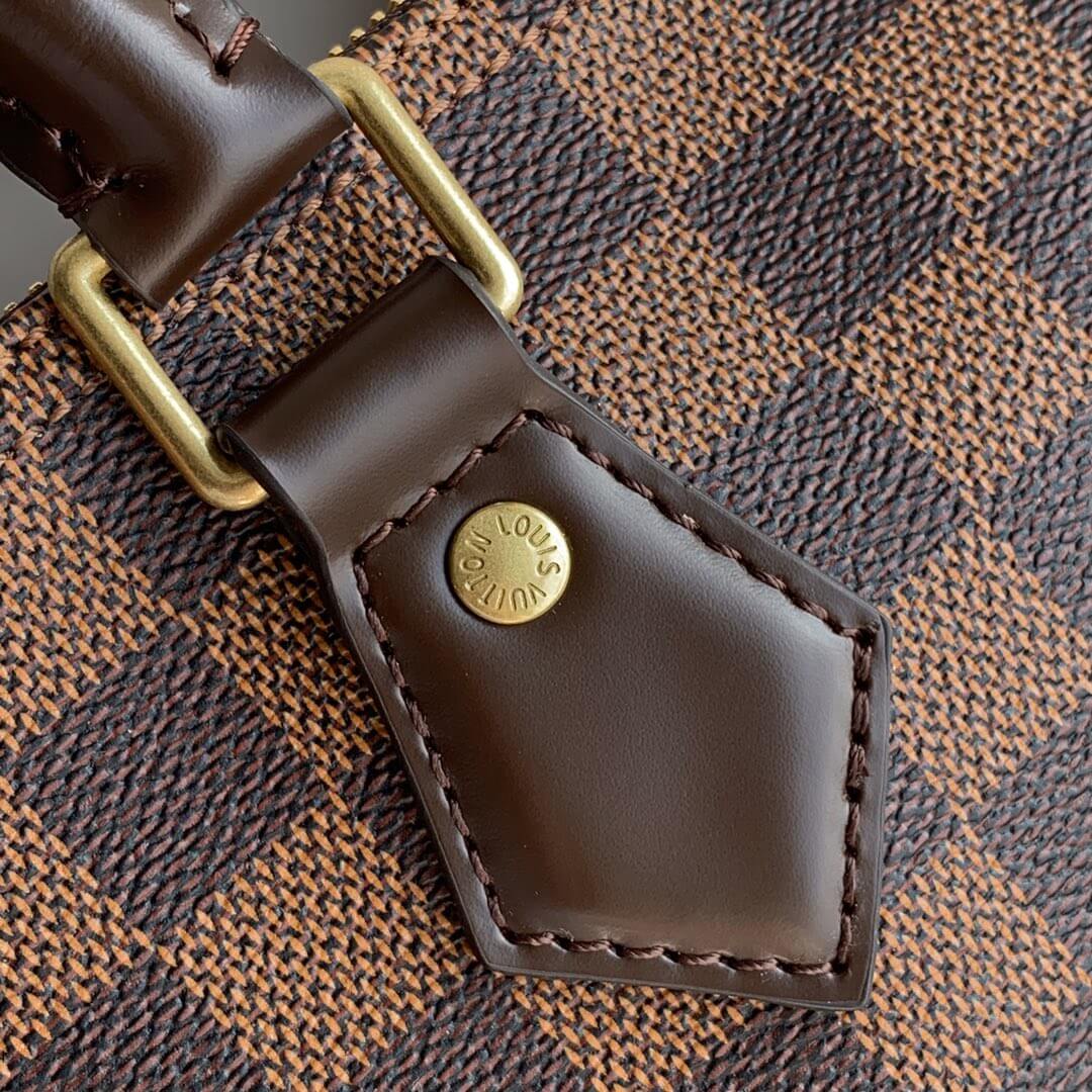 n41366 speedy 35cm brown damier ebene canvas cross body bags shoulder bag travel bag