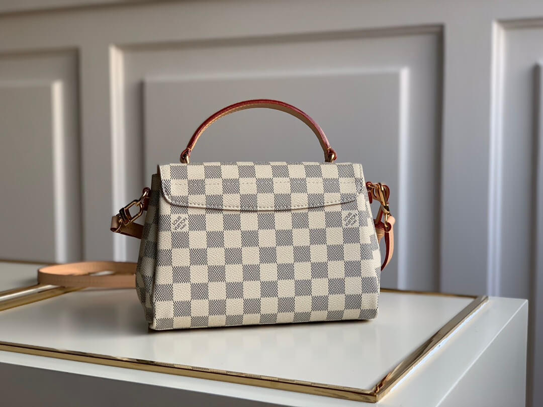 n41581 croisette damier azur messenger bag shoulder bag handbag white