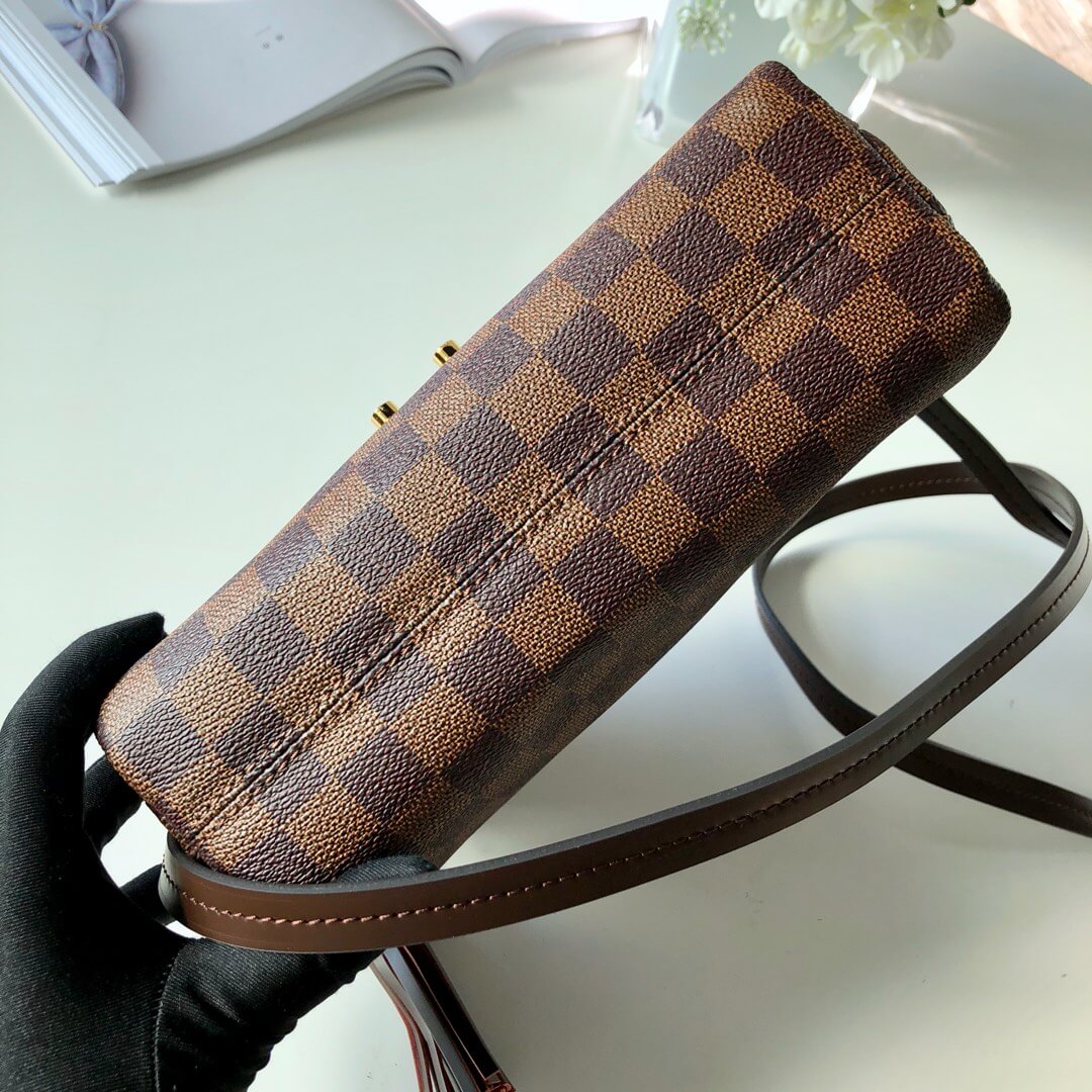 n53000 croisette damier ebene brown shoulder bag cross body bags handbag