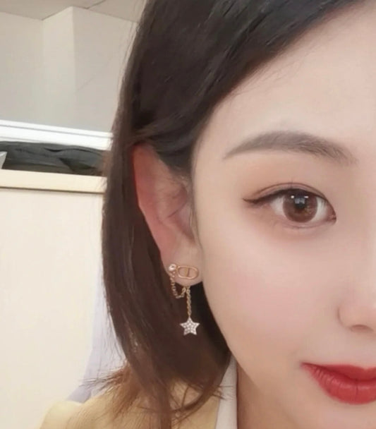 new cd star tassel earrings minimalist and small earrings eh13168a41