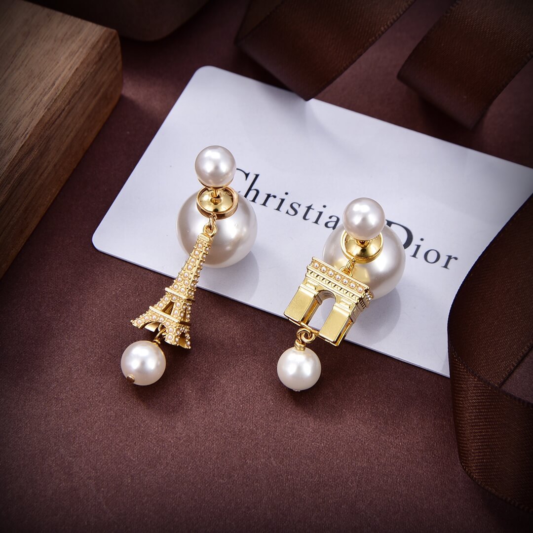 new dior dior flower core fashion light luxury premium ear studs 13168a30