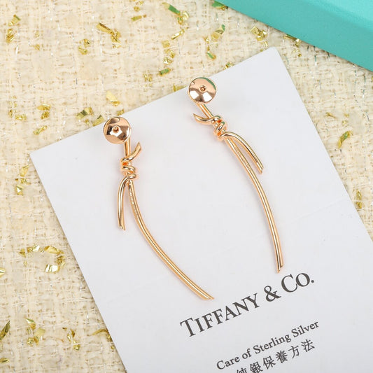new full diamond knot light luxury elegant elegant elephant earrings eh13168a28
