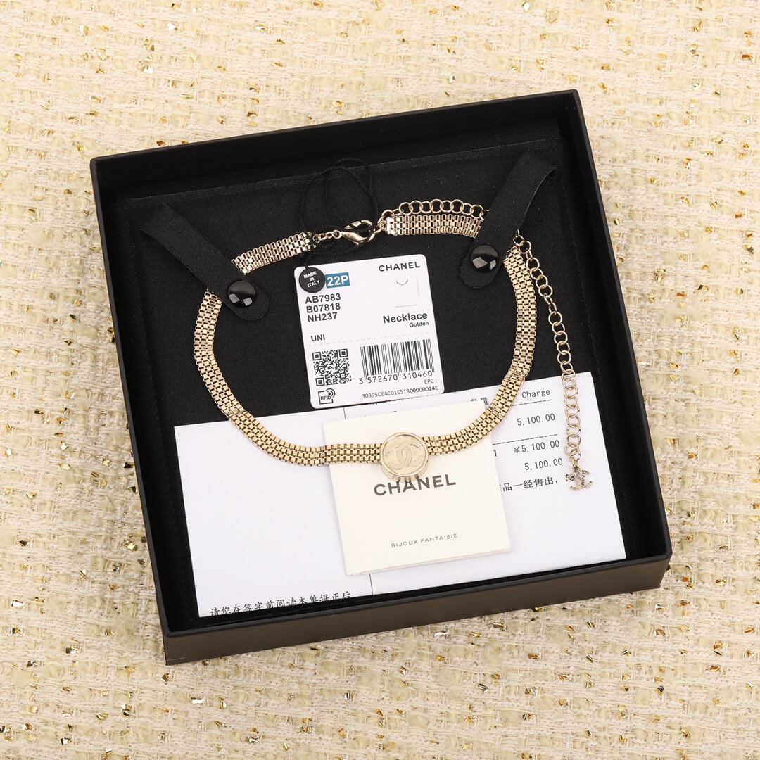 new medieval small style collar bone simple and versatile double c necklace xl13168a4