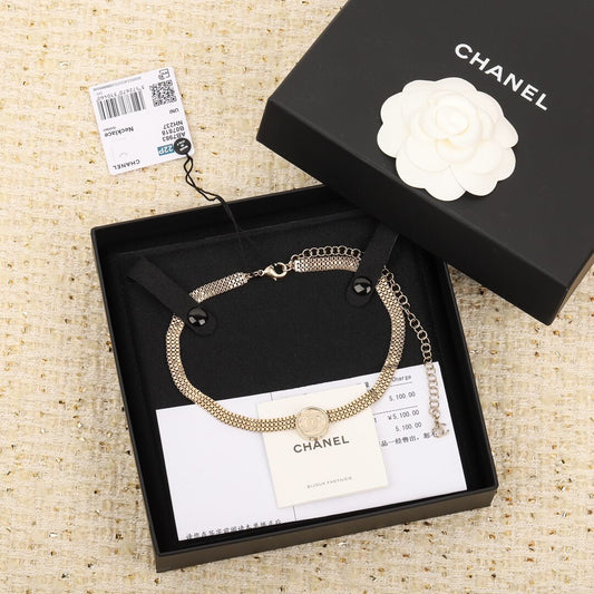 new medieval small style collar bone simple and versatile double c necklace xl13168a4