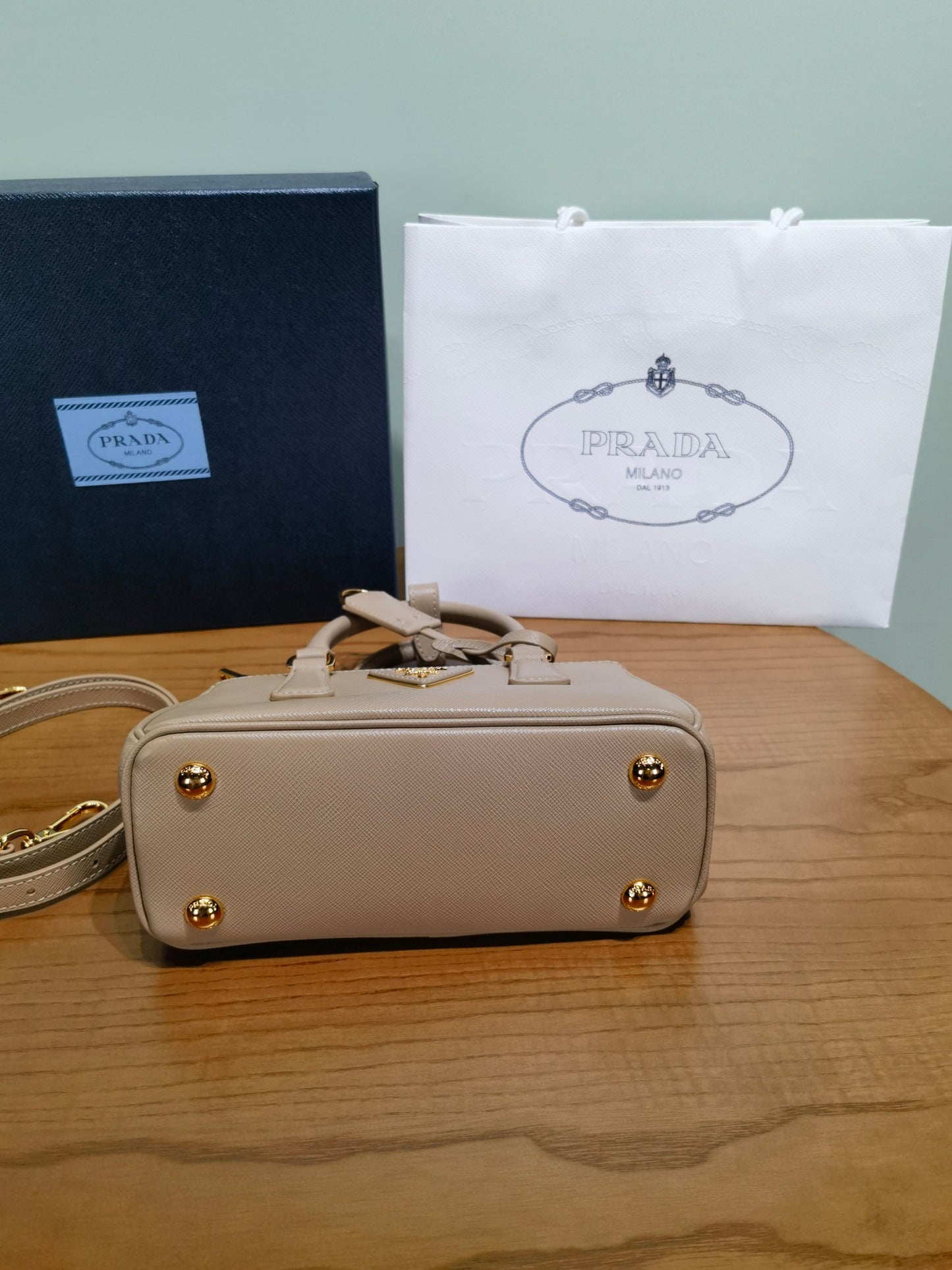 PRA New Mini Gallery Handbag Crossbags 1BA916 Apricot