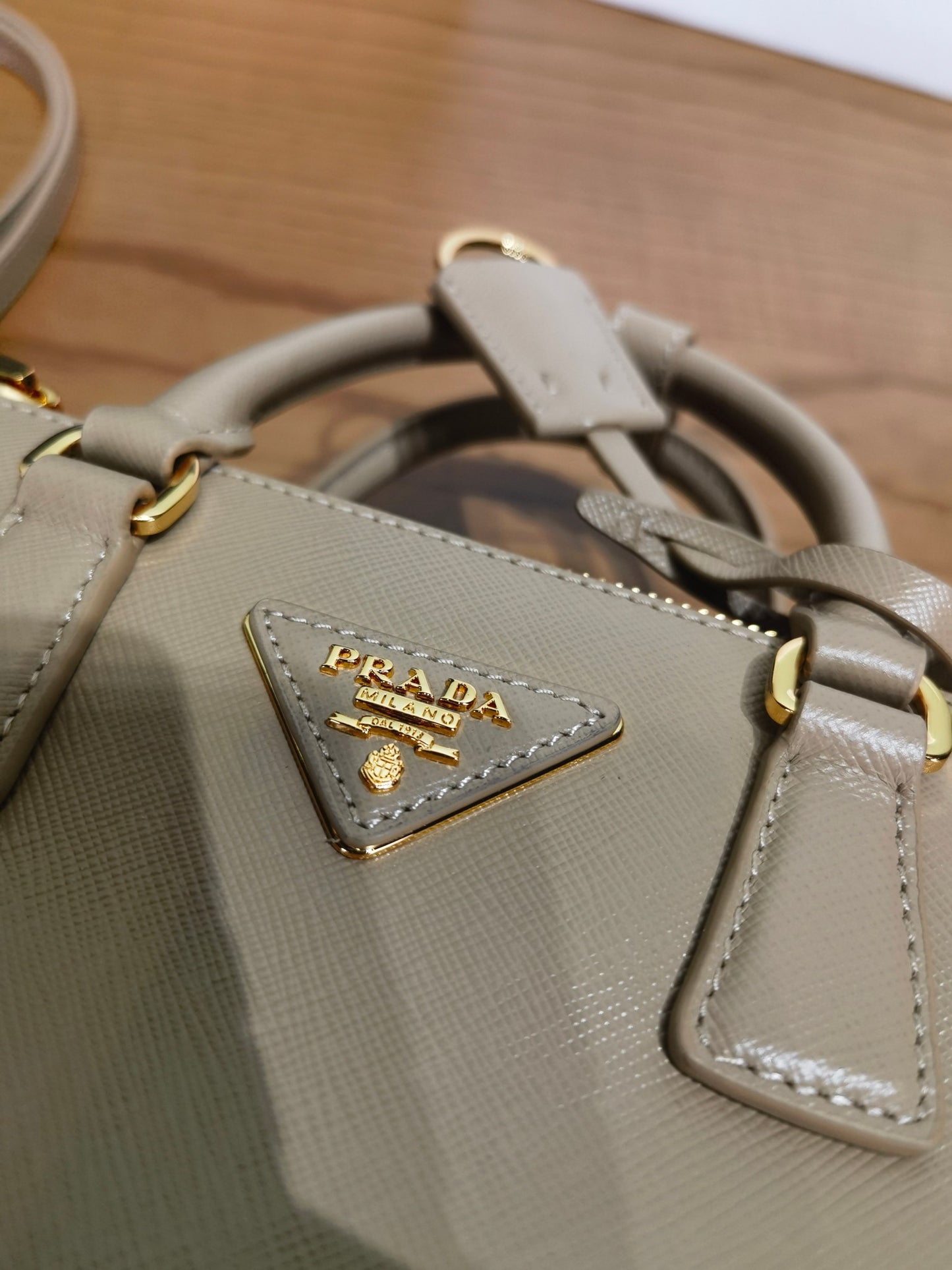 PRA New Mini Gallery Handbag Crossbags 1BA916 Apricot