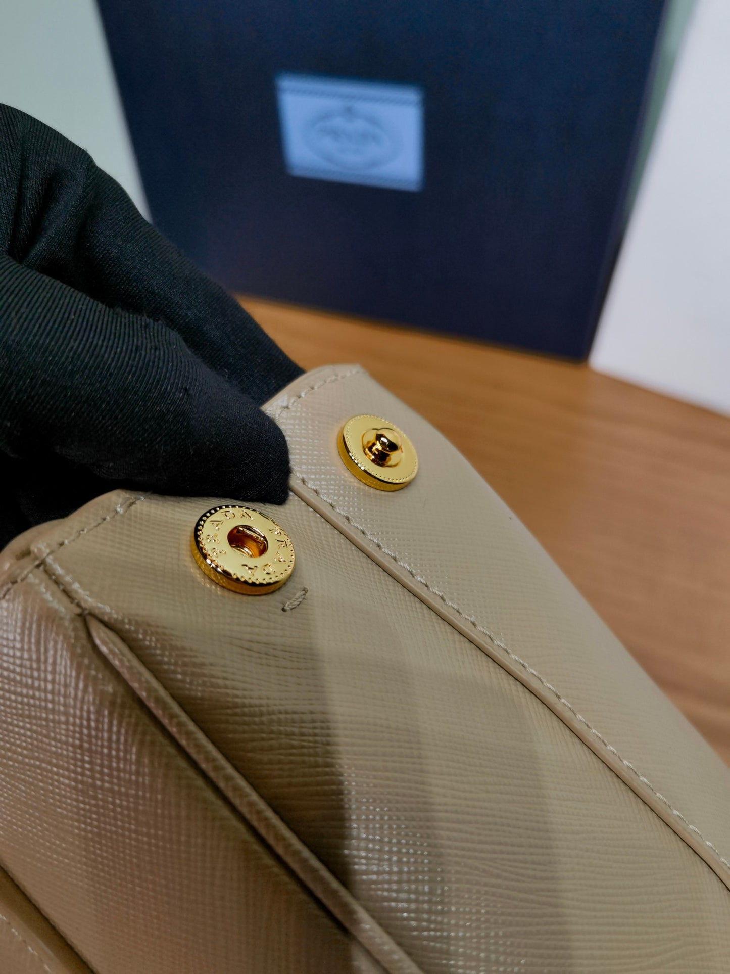 PRA New Mini Gallery Handbag Crossbags 1BA916 Apricot