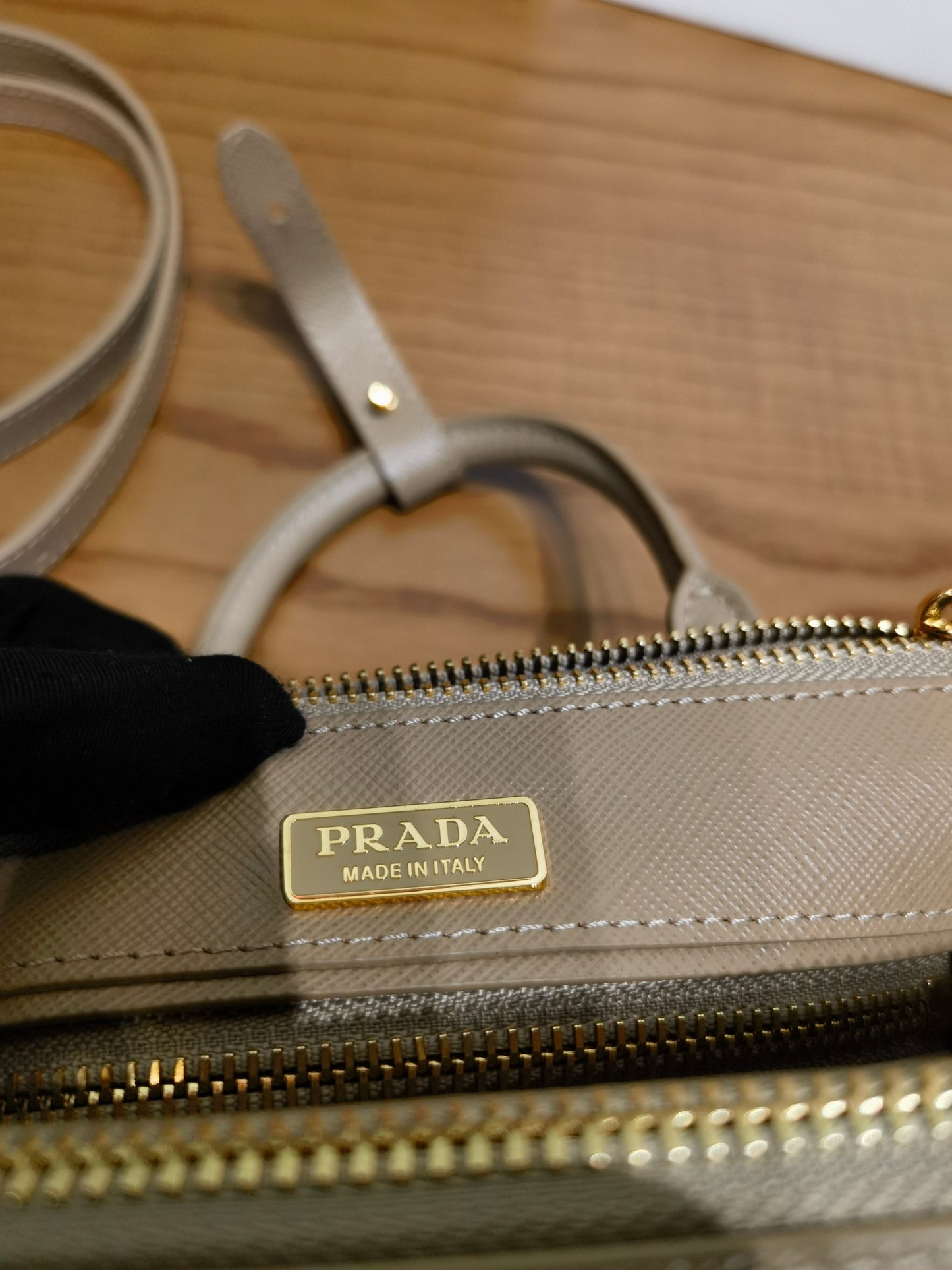 PRA New Mini Gallery Handbag Crossbags 1BA916 Apricot