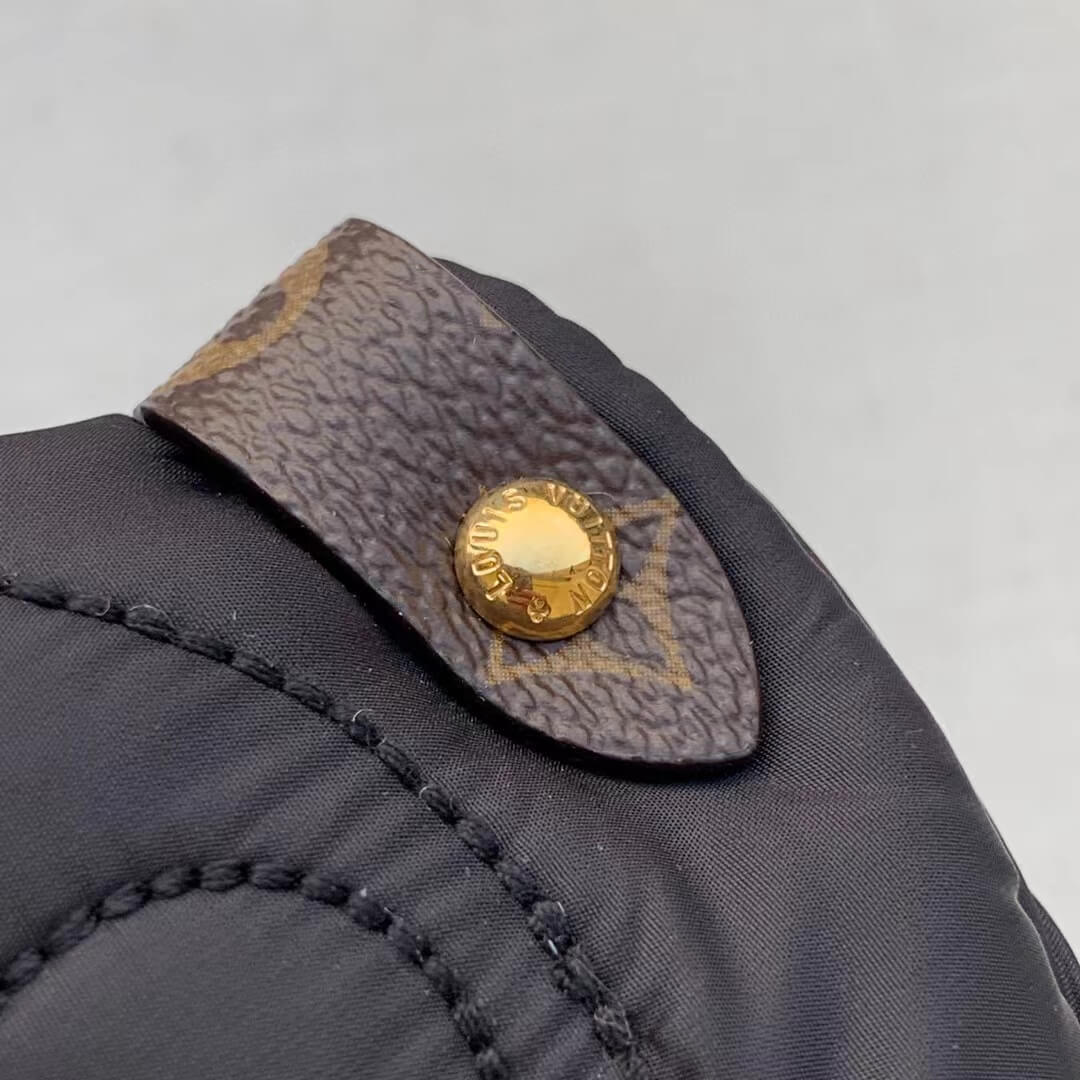 onthego gm black m59007 nylon monogram pilow giant