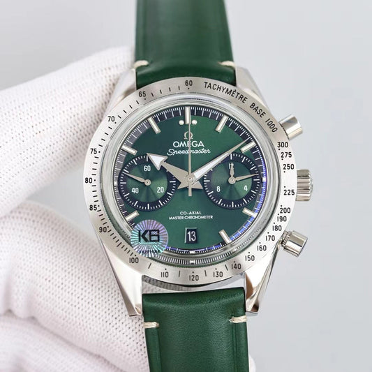 omeg a speedmaster 57 40 5mm green watch 8589529