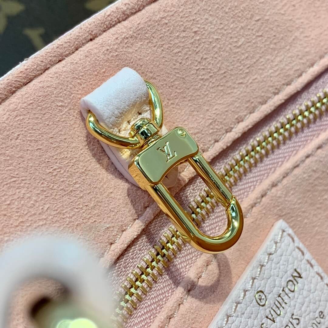 lv onthego small size tote bag m46168 pink monogram empreinte monogram giant