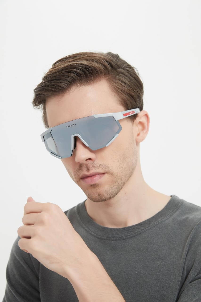 one piece oversized frame modern retro sunglasses trendy street photo outdoor sports sunglasses yjb19