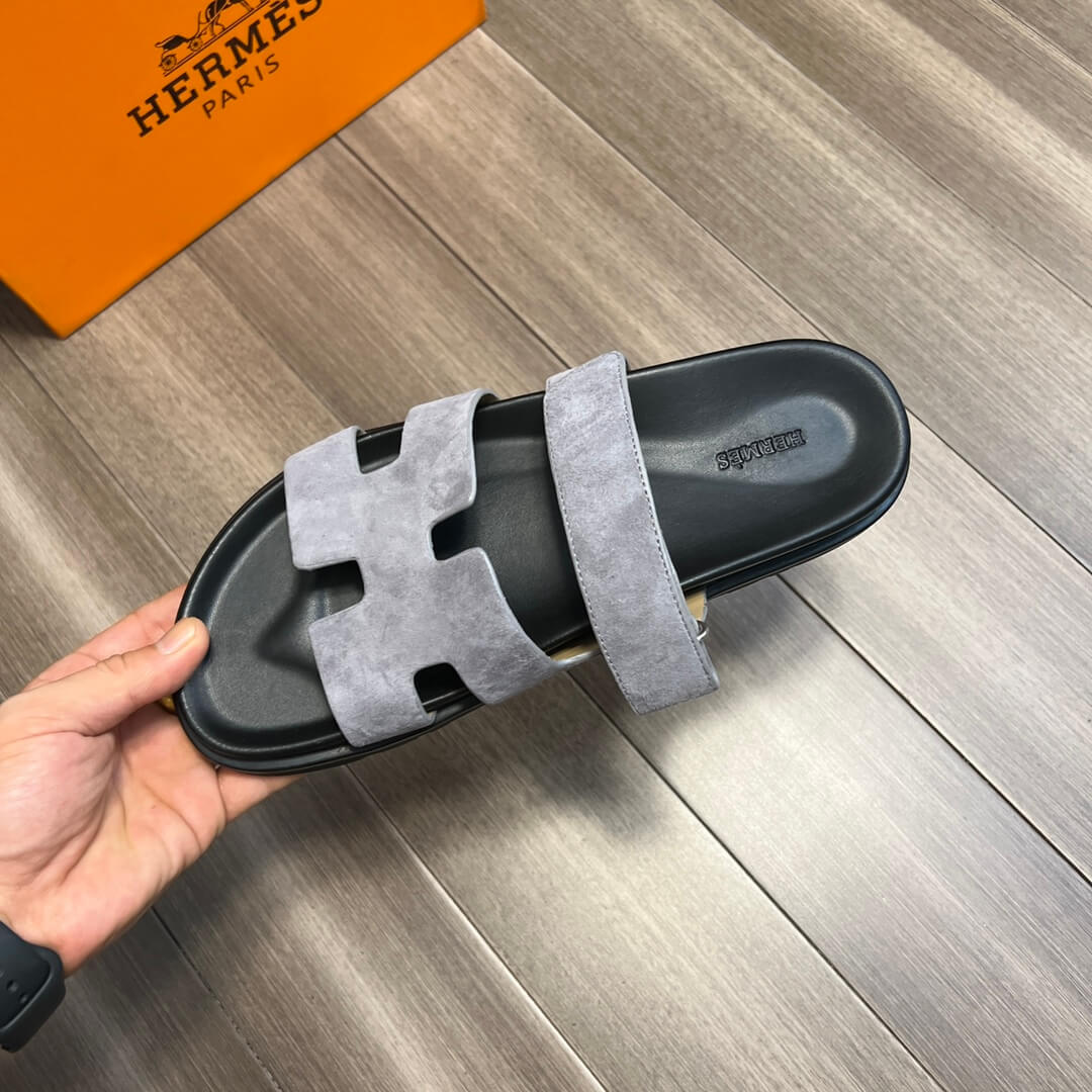 pd0702 slipper grey calfskin 38 44code mens slippers