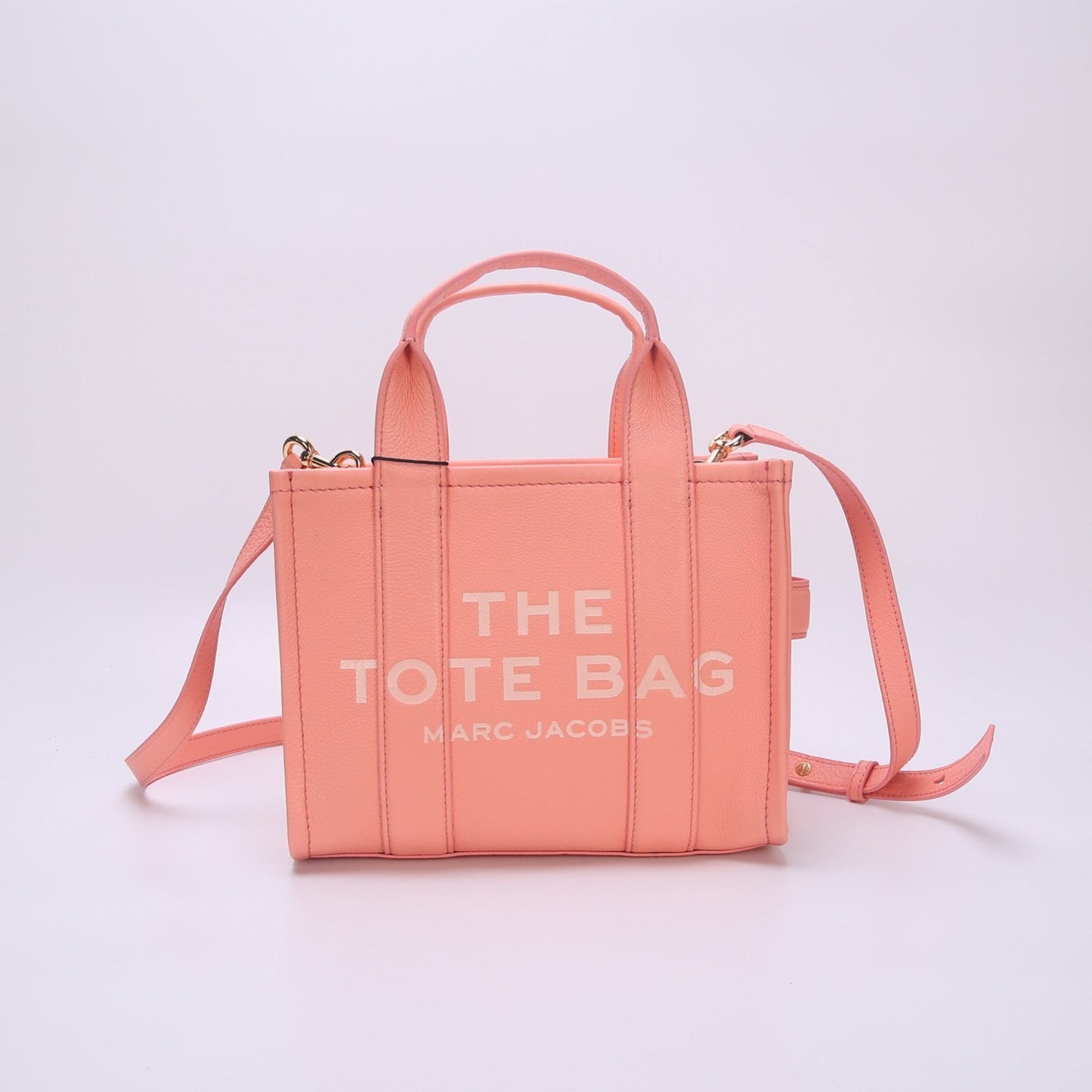 mj tote leather bags pink