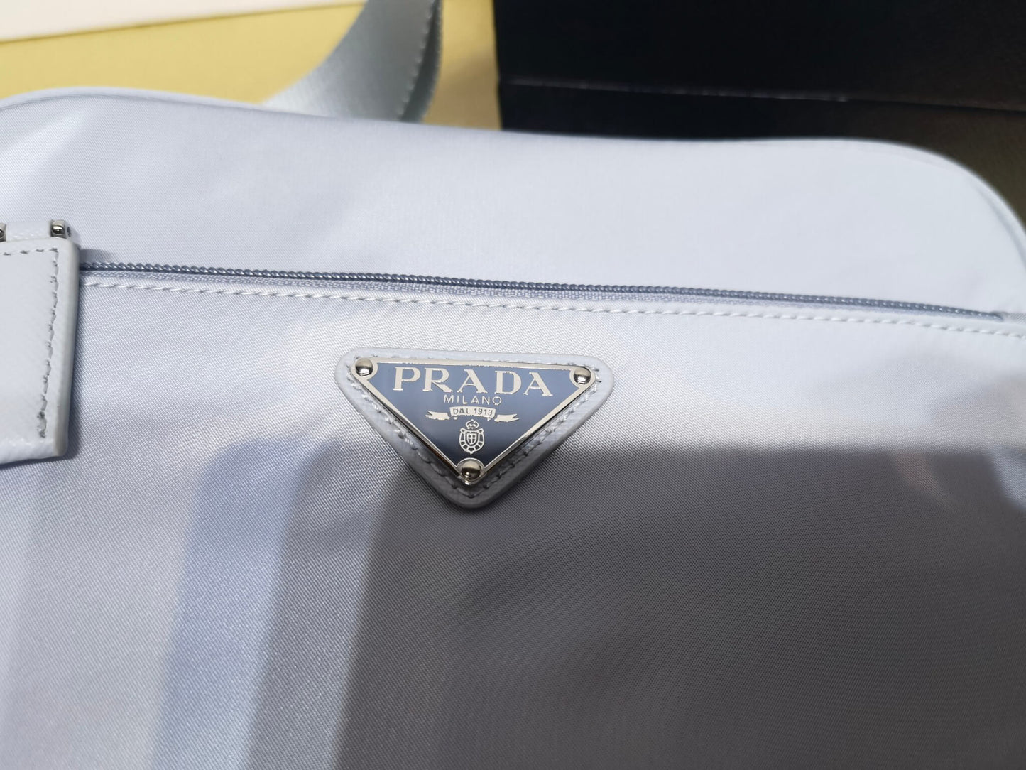 pra 1bc167 re nylon shoulder bag light purple