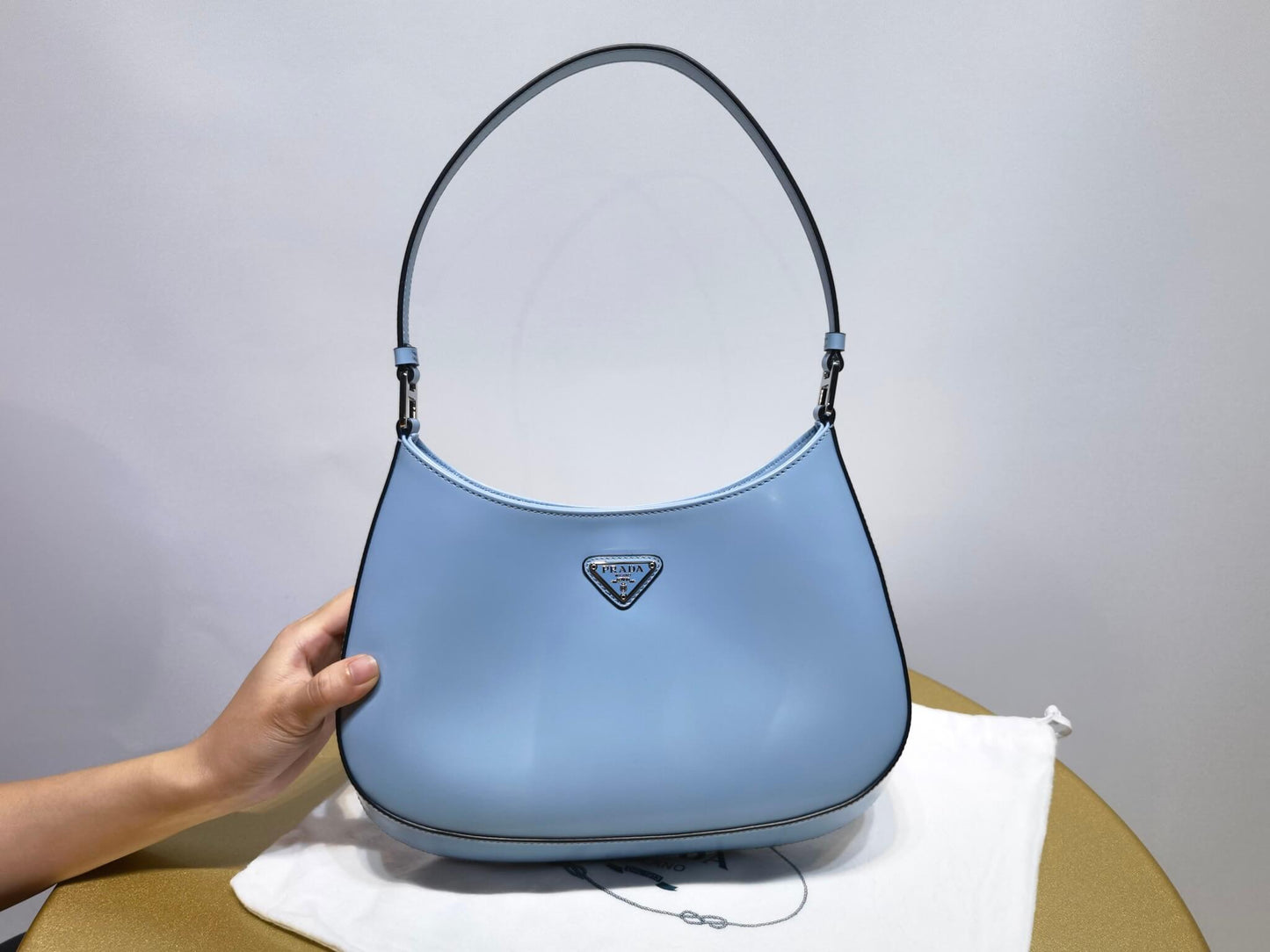 pra 1bc499 new armpit bag 2022 new color medieval armpit bag blue