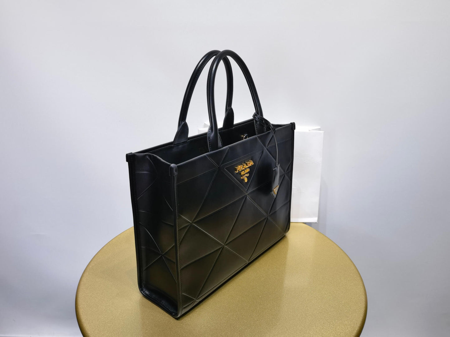 PRADA new tote handbag black 1BA378