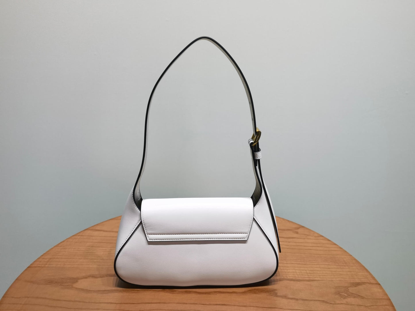 PRA Small leather shoulder bag 1BD358 white