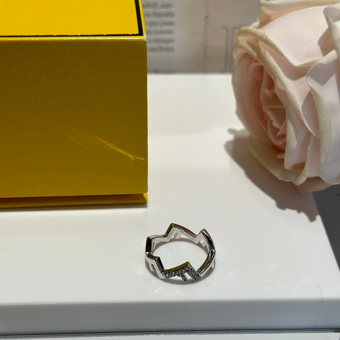 personalized wave pattern versatile korean ring jzc6