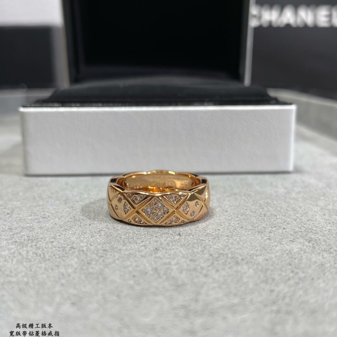 popular wide edition diamond diamond diamond light luxury couple ring jz13168a13