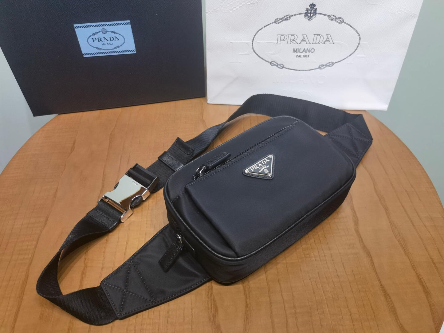 Pra belt bag Re-Nylon black 2VL977